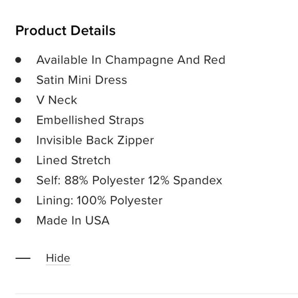 ✨Shinnin On You Mini Satin Red Dress✨ - Picture 9 of 9